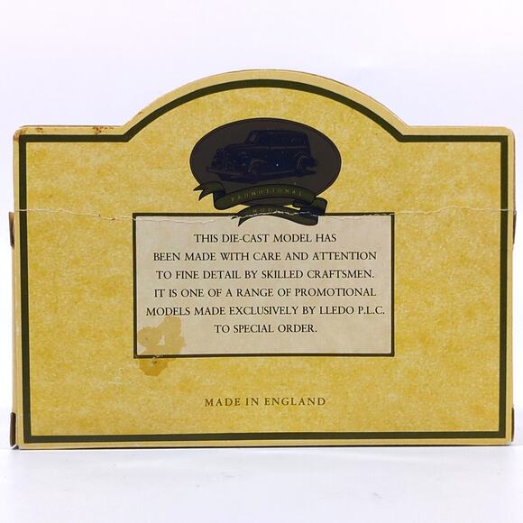 Ford Model T Van Tecumseh Promotional Die Cast Car Made in England New in Box - Picture 2 of 4